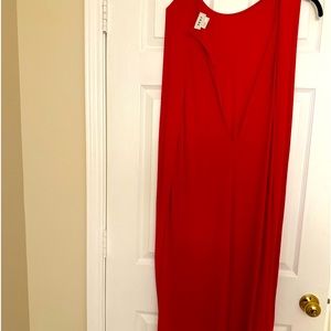 DKNY red dress